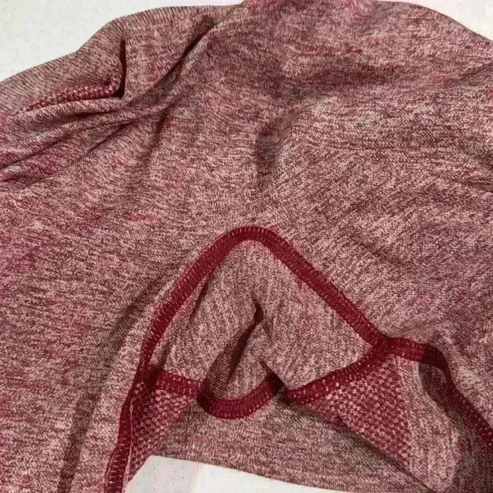 Gymshark Leggings Red Marled Compression XSmall Women’s - Picture 10 of 11